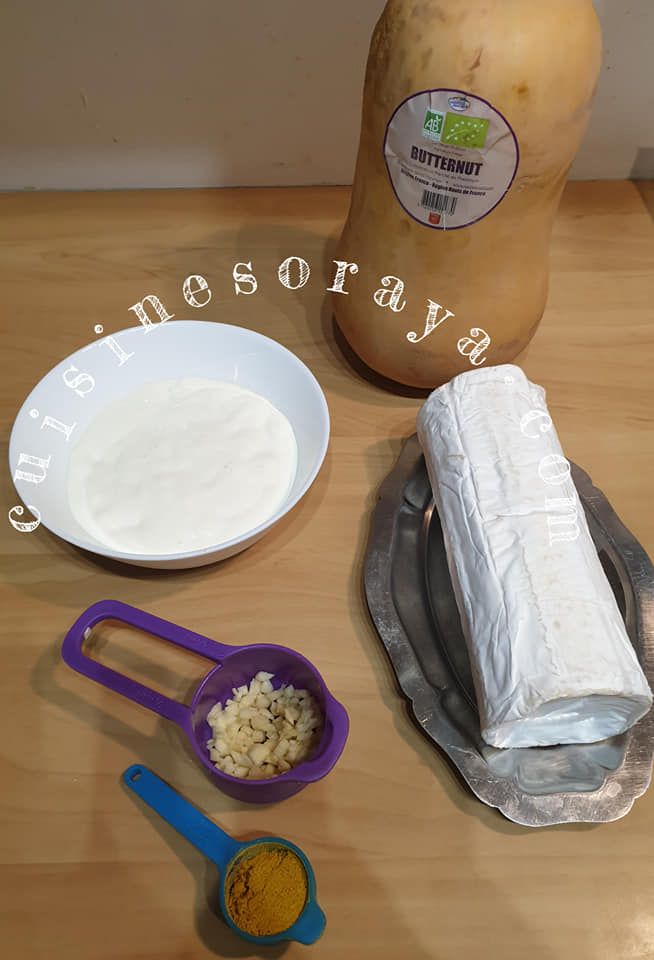 Butternut farcie au chèvre