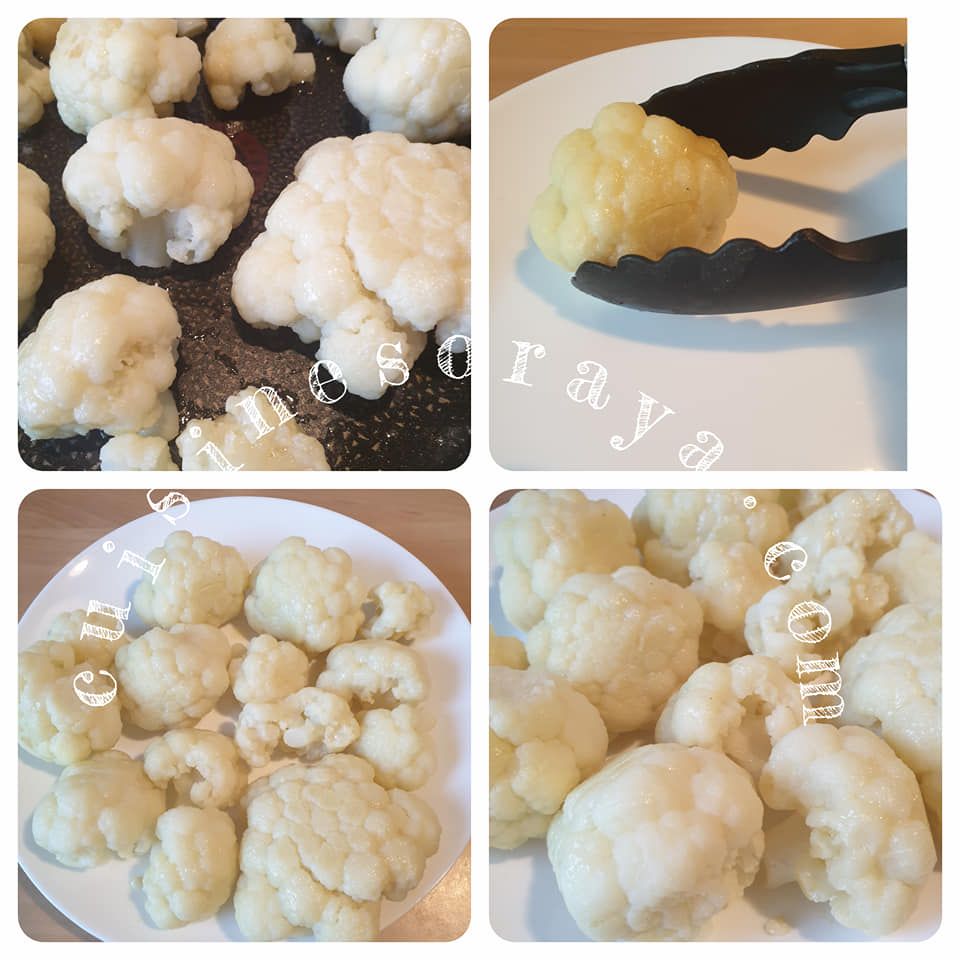 Feuilleté au mini chou-fleur