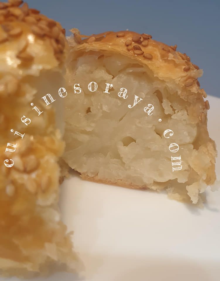 Feuilleté au mini chou-fleur