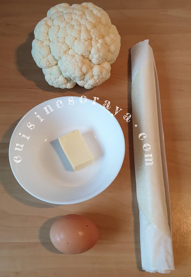Feuilleté au mini chou-fleur