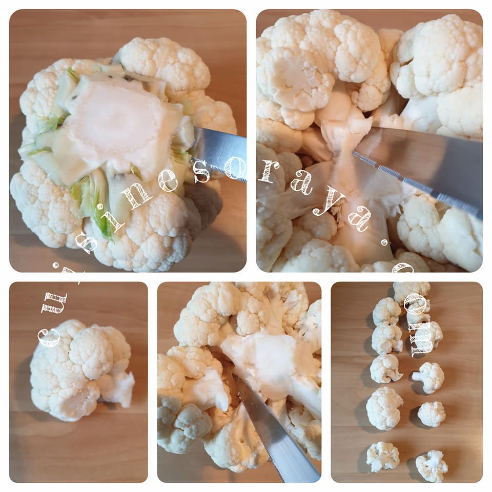 Feuilleté au mini chou-fleur
