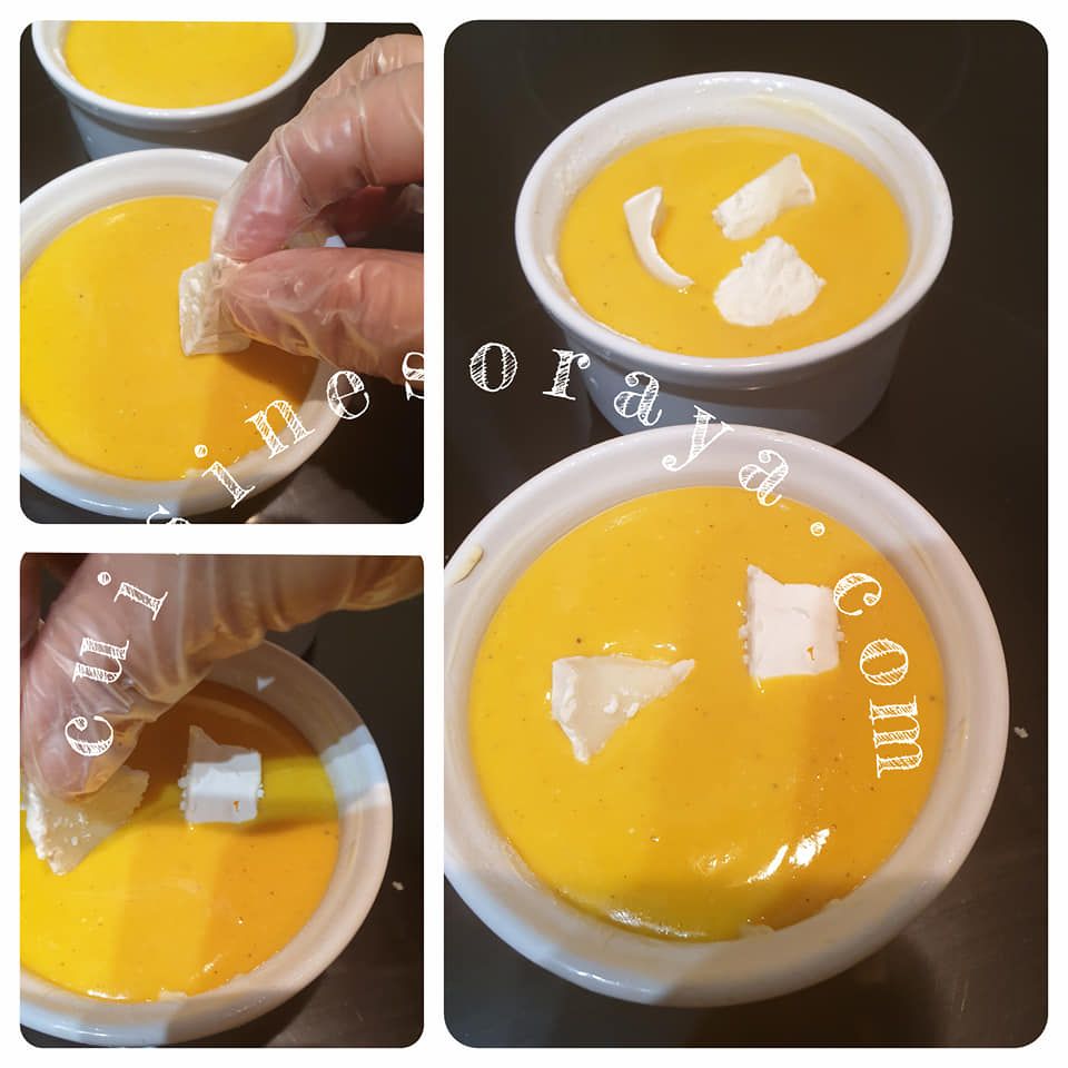 Flan butternut et chèvre