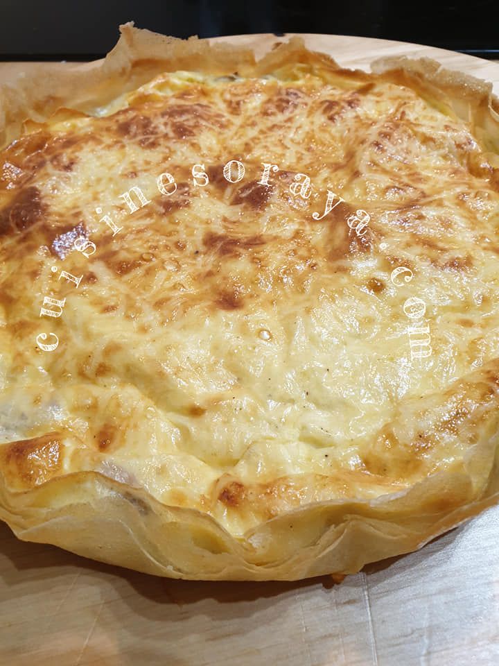Tarte au thon en feuilles de brick