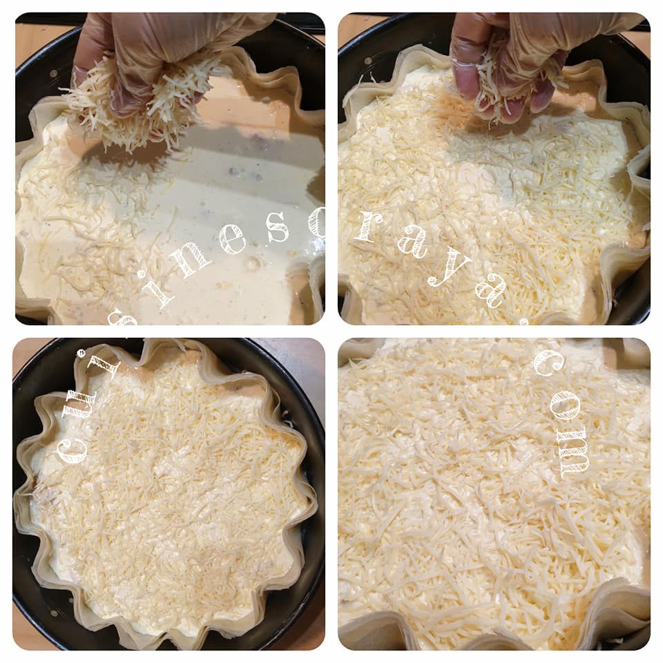 Tarte au thon en feuilles de brick