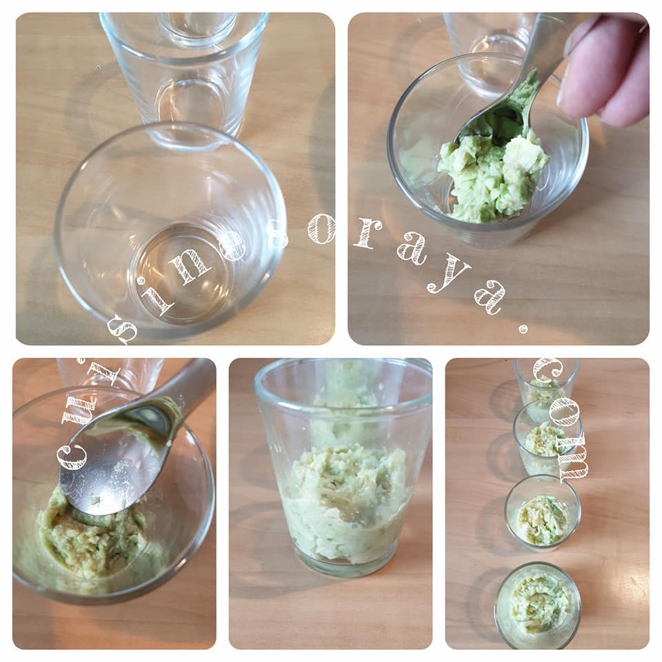 Mousse avocat et crevette
