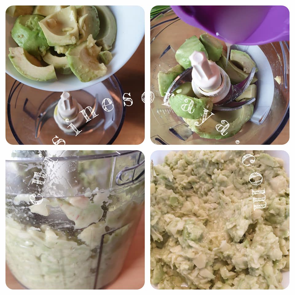 Mousse avocat et crevette