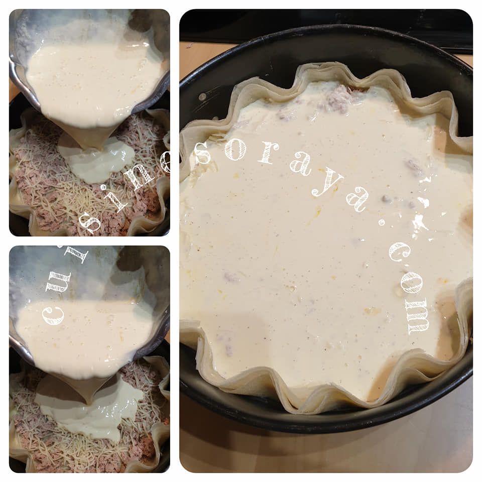 Tarte au thon en feuilles de brick