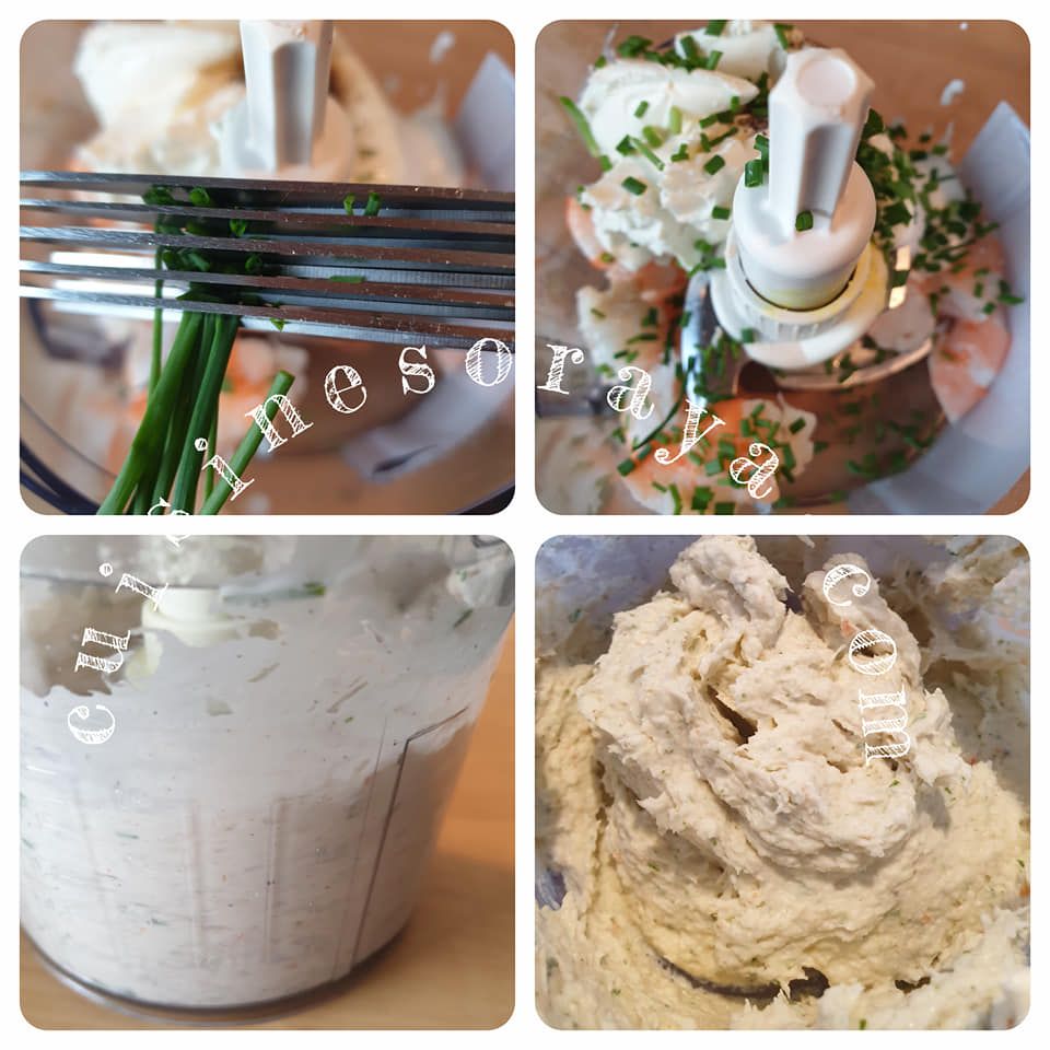 Mousse avocat et crevette