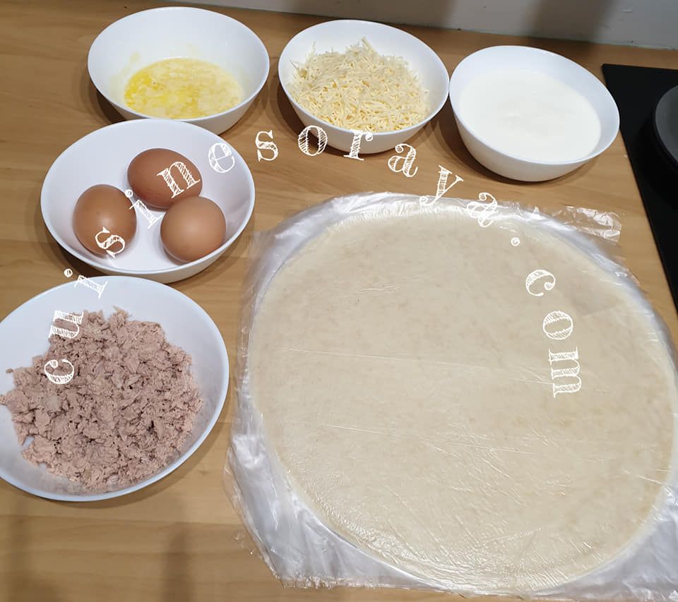 Tarte au thon en feuilles de brick