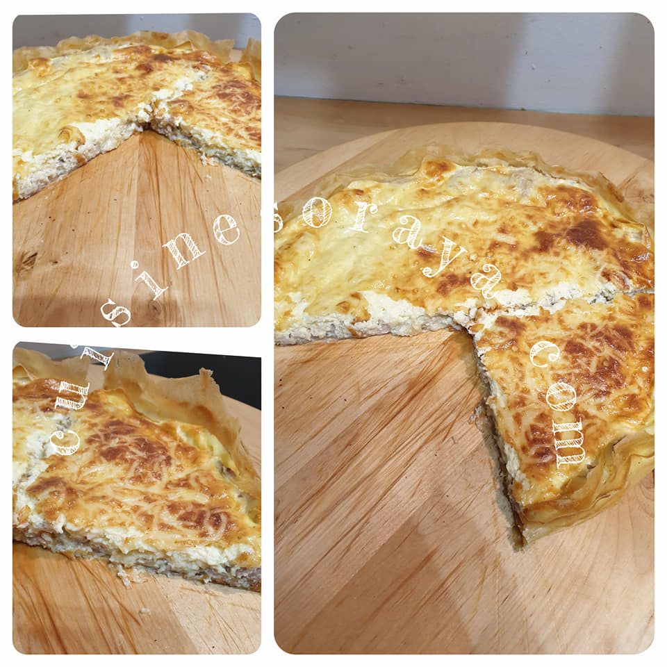 Tarte au thon en feuilles de brick