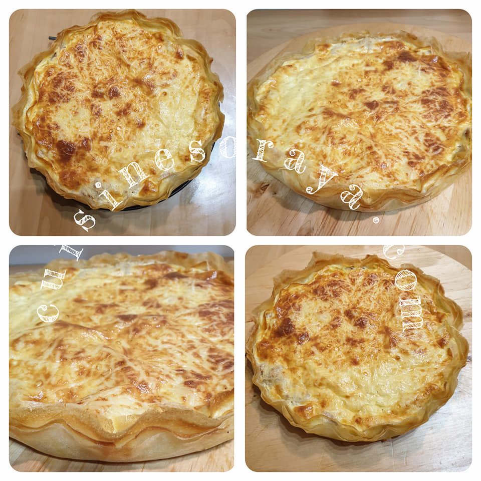 Tarte au thon en feuilles de brick