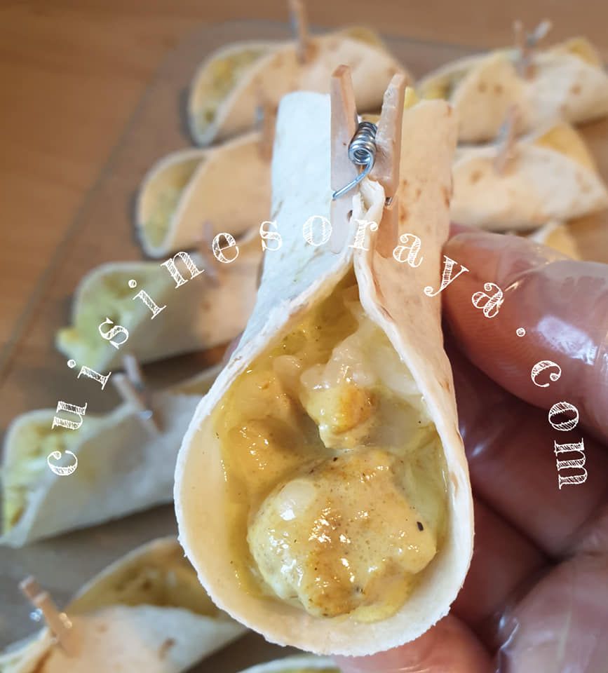 Mini fajitas poulet