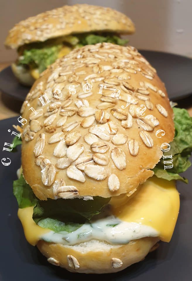 Fish burger maison