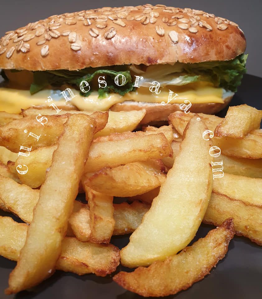 Fish burger maison