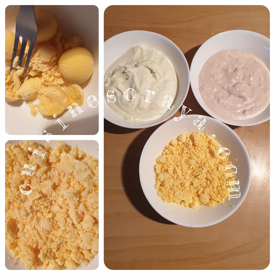 oeufs mimosa en verrine