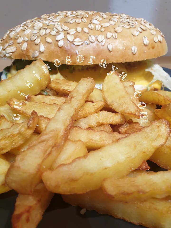 Fish burger maison