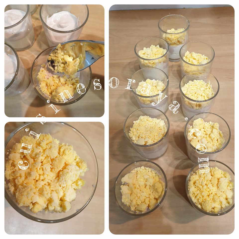oeufs mimosa en verrine
