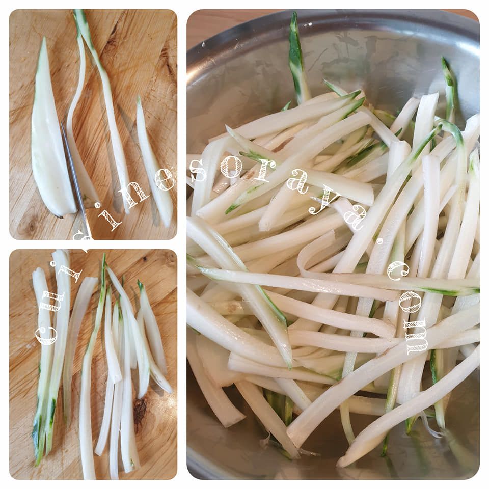 Spaghettis de côte blettes à l'italienne