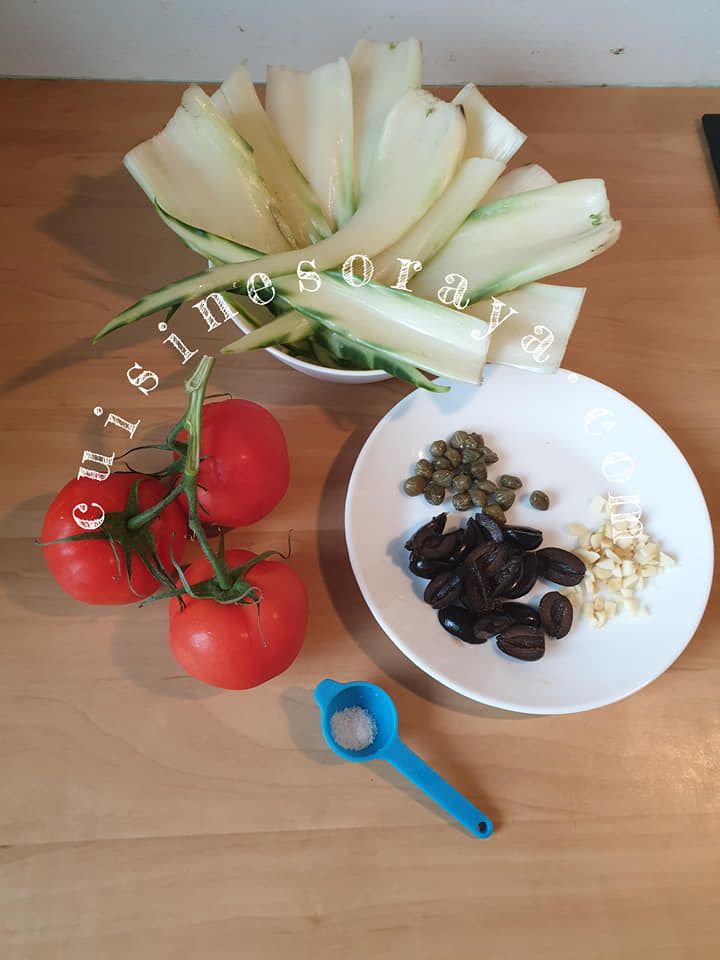 Spaghettis de côte blettes à l'italienne