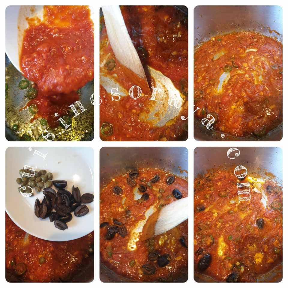Spaghettis de côte blettes à l'italienne