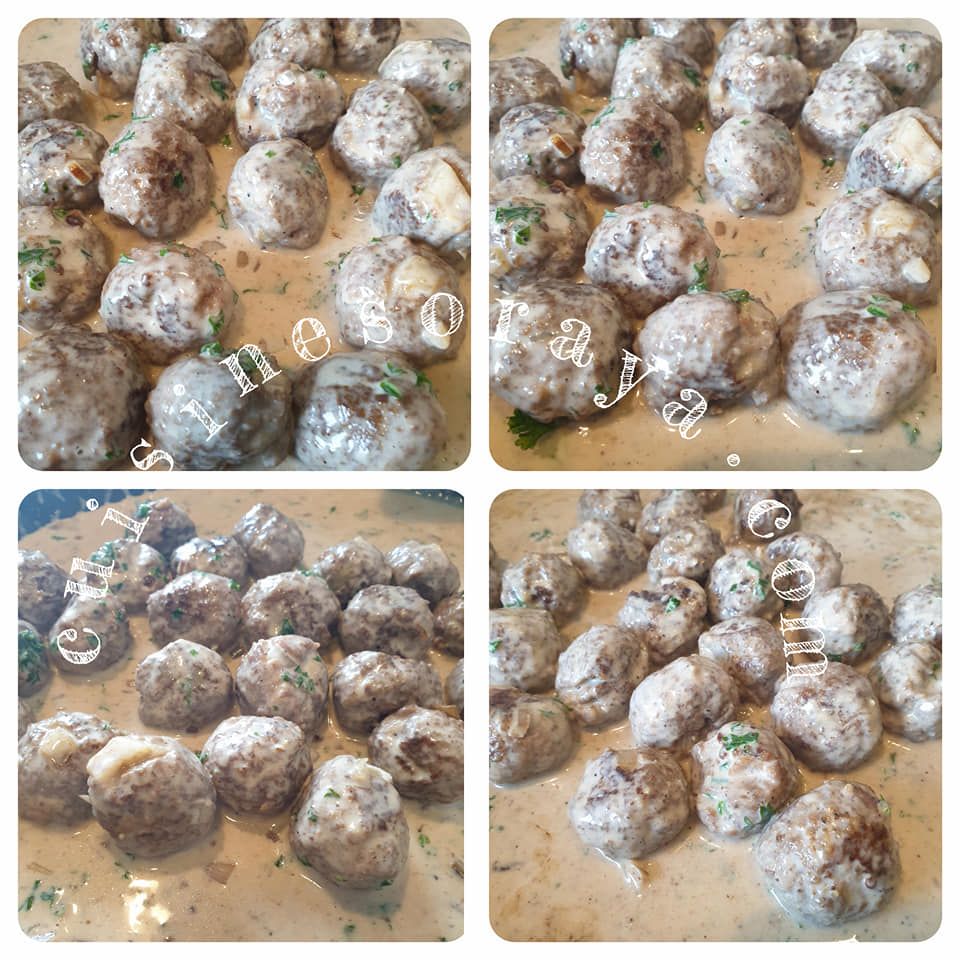 Boulettes de viande sauce poivre