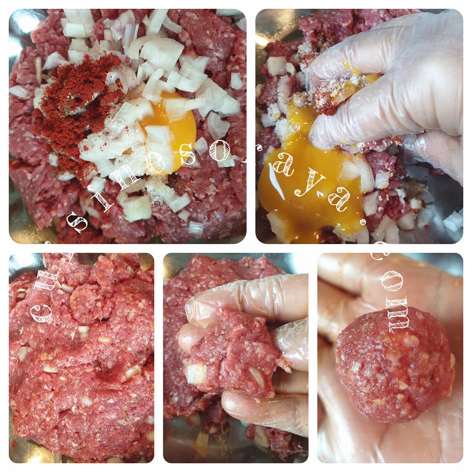 Boulettes de viande sauce poivre