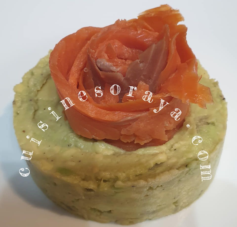 Tartare saumon fumé et avocat
