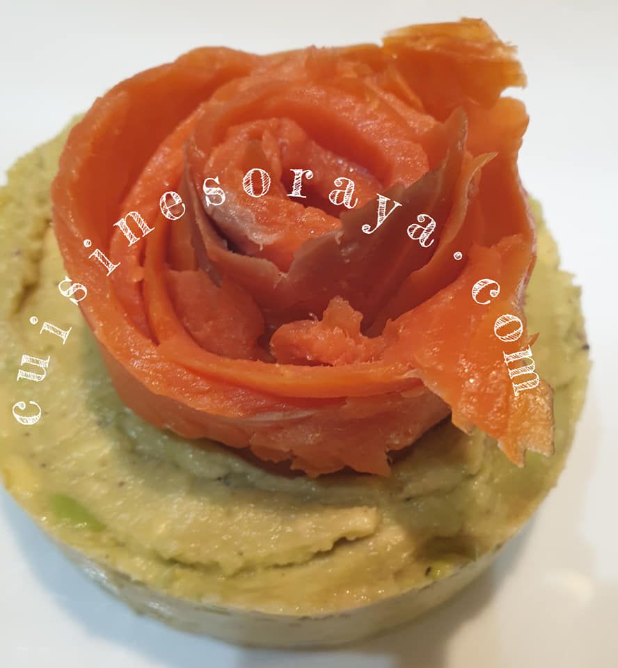 Tartare saumon fumé et avocat