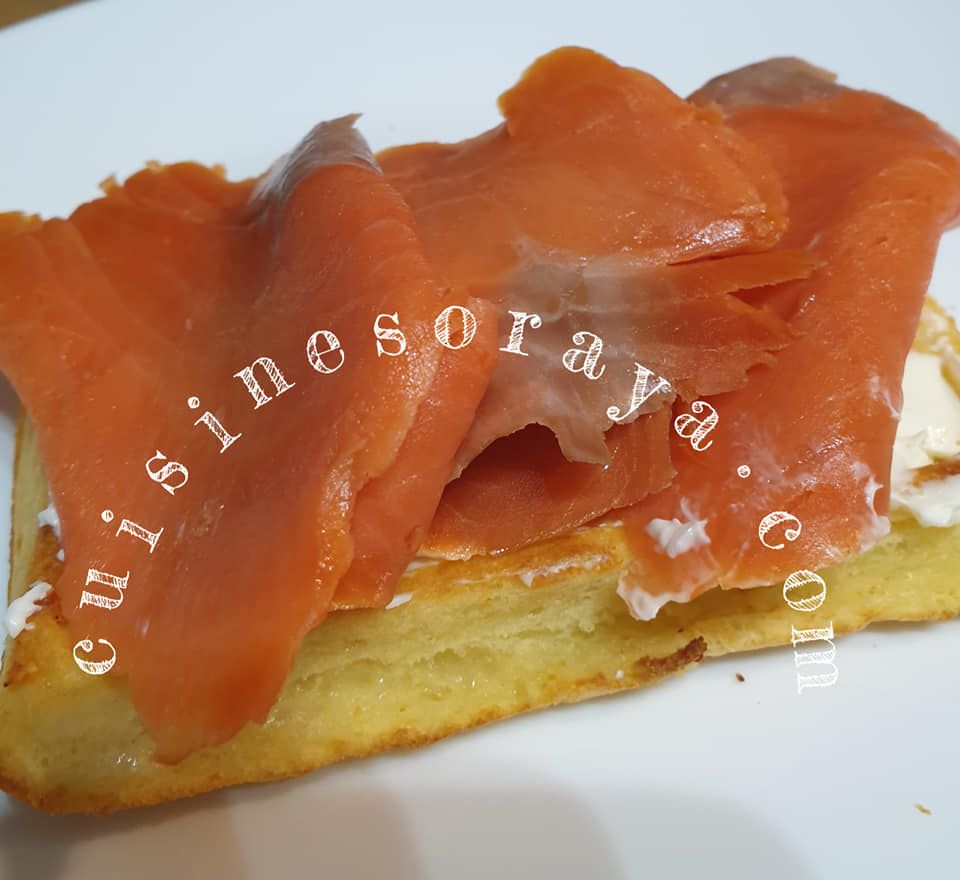 Gaufres fromage au four - En burger ou en pizza