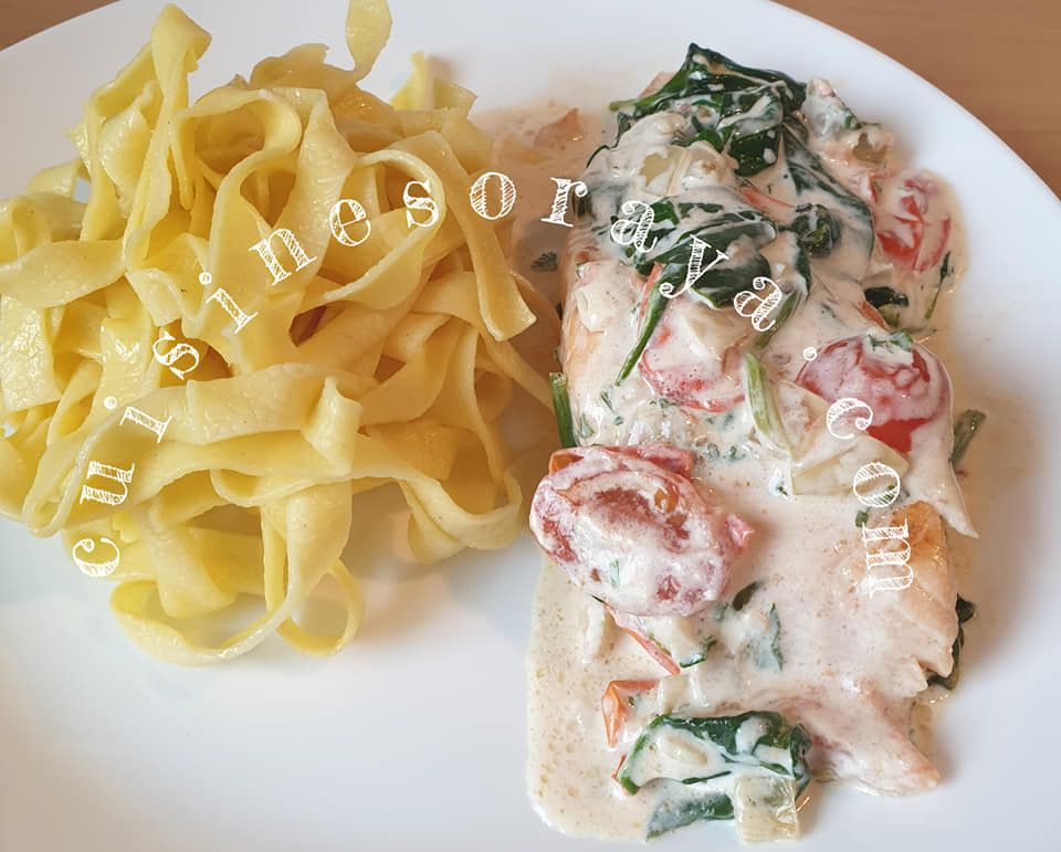 Saumon à la Toscane