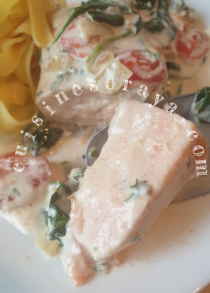 Saumon à la Toscane