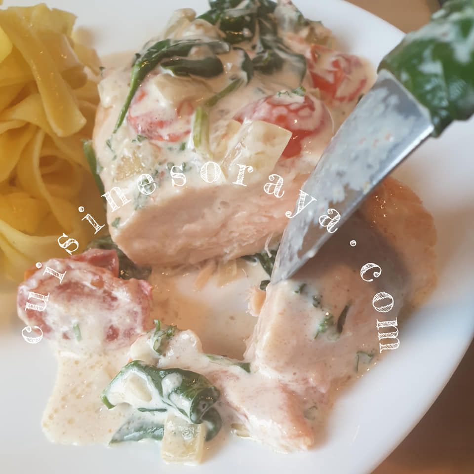 Saumon à la Toscane