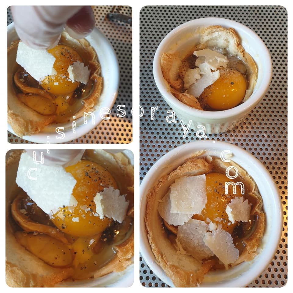 Oeuf cocotte dans son pain de mie