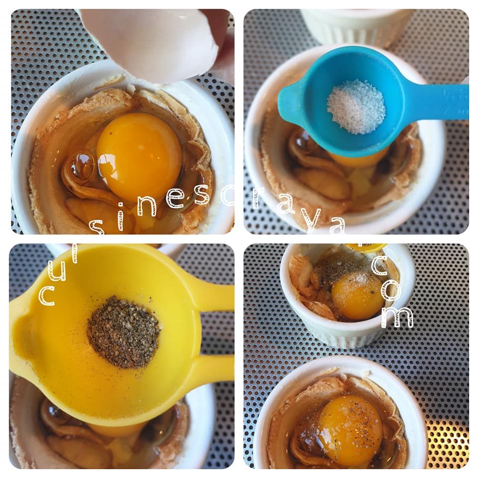 Oeuf cocotte dans son pain de mie