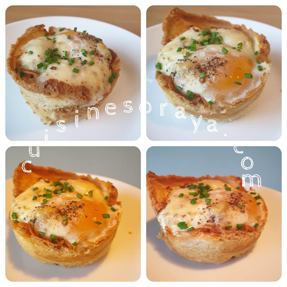 Oeuf cocotte dans son pain de mie