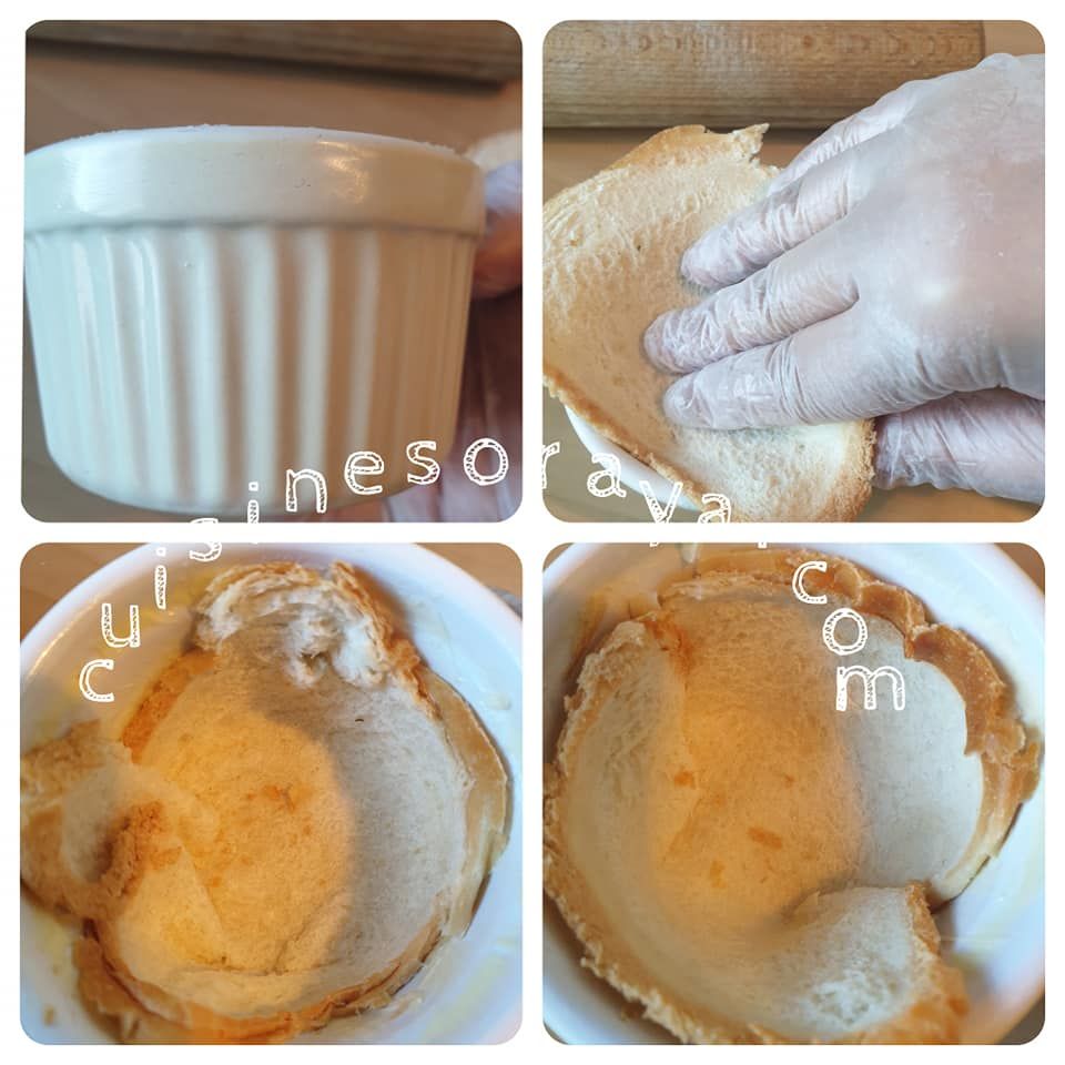 Oeuf cocotte dans son pain de mie
