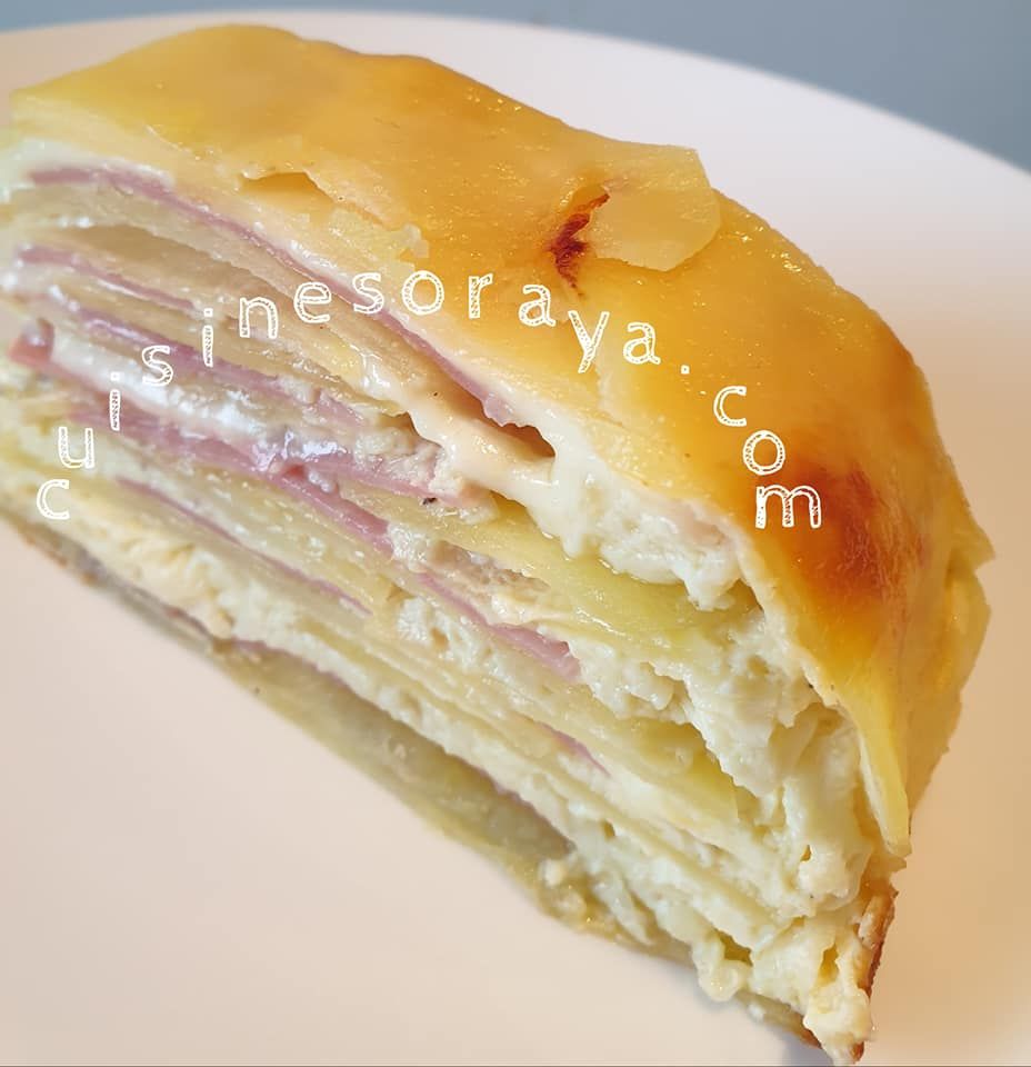 Cake pommes de terre façon raclette