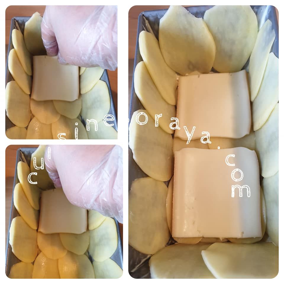 Cake pommes de terre façon raclette