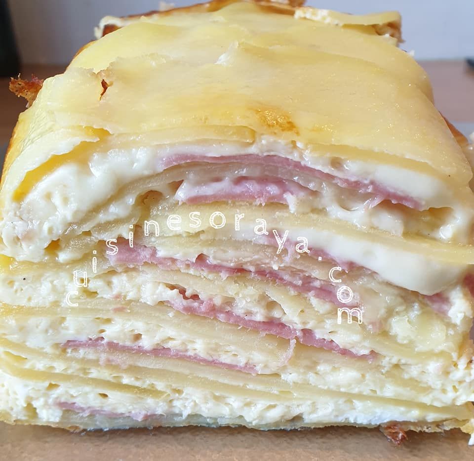 Cake pommes de terre façon raclette