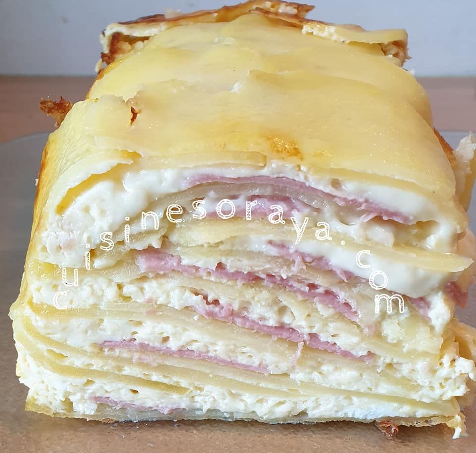 Cake pommes de terre façon raclette