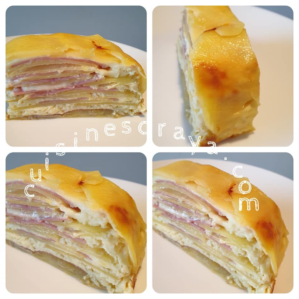 Cake pommes de terre façon raclette