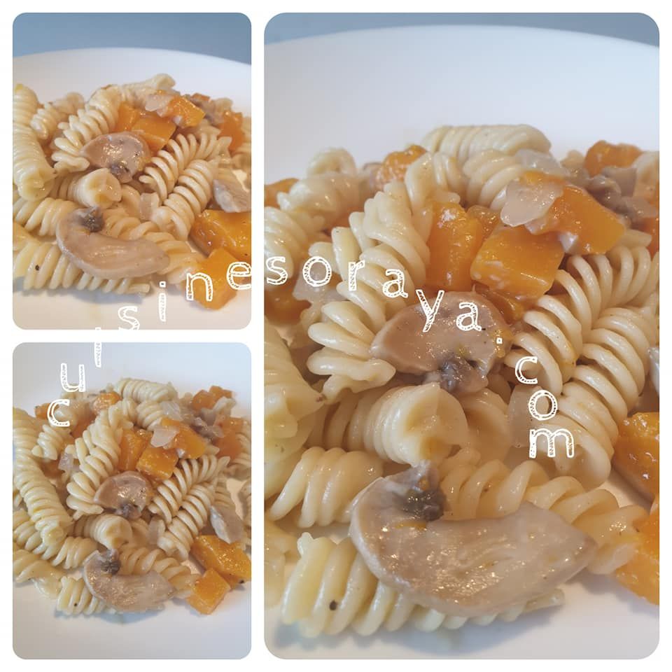 One Pasta butternut, champignons et parmesan
