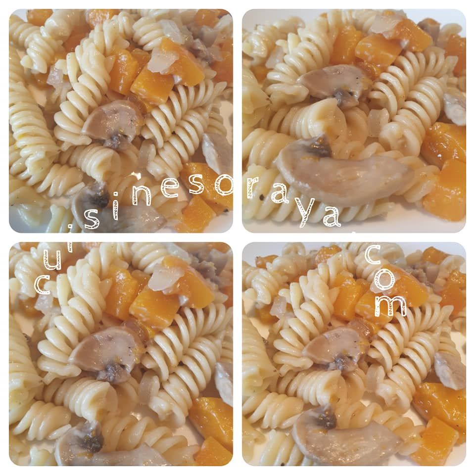 One Pasta butternut, champignons et parmesan