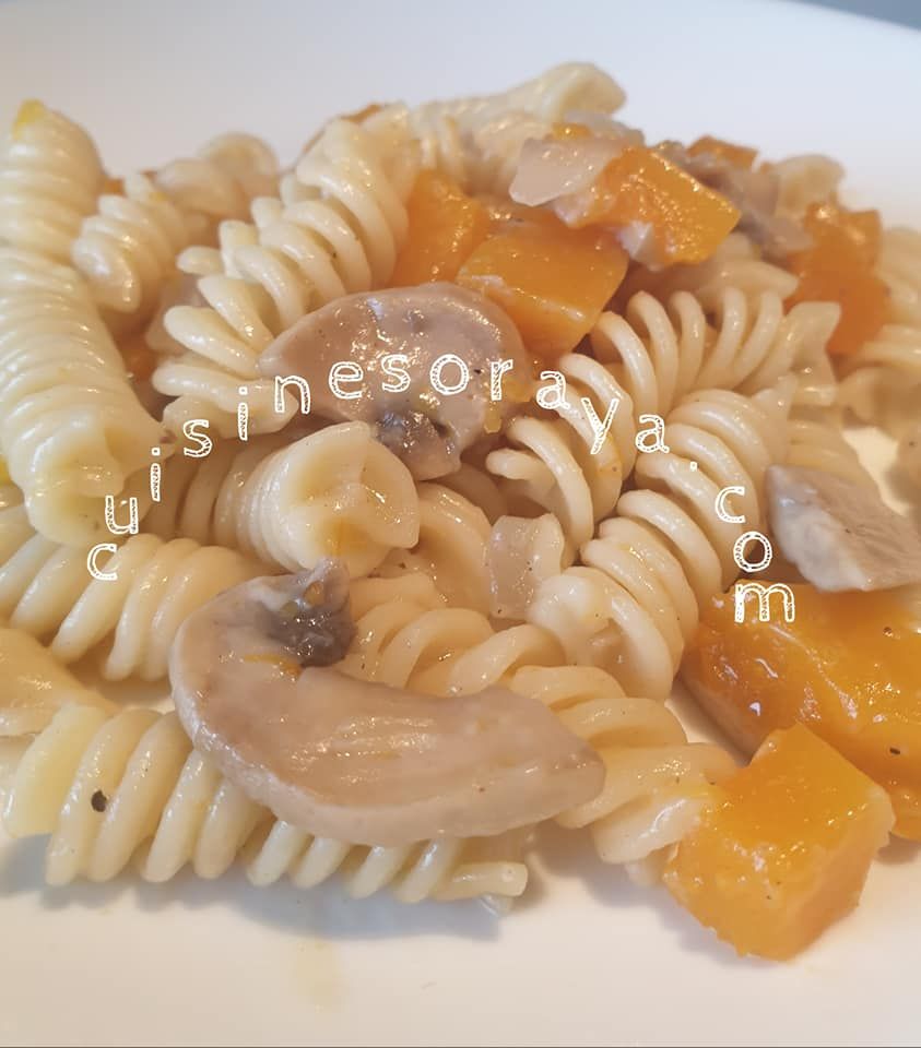 One Pasta butternut, champignons et parmesan