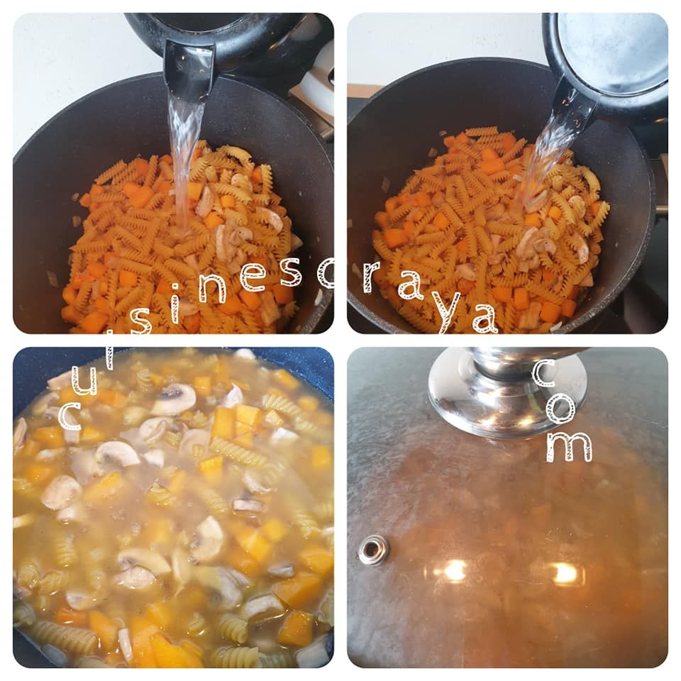 One Pasta butternut, champignons et parmesan