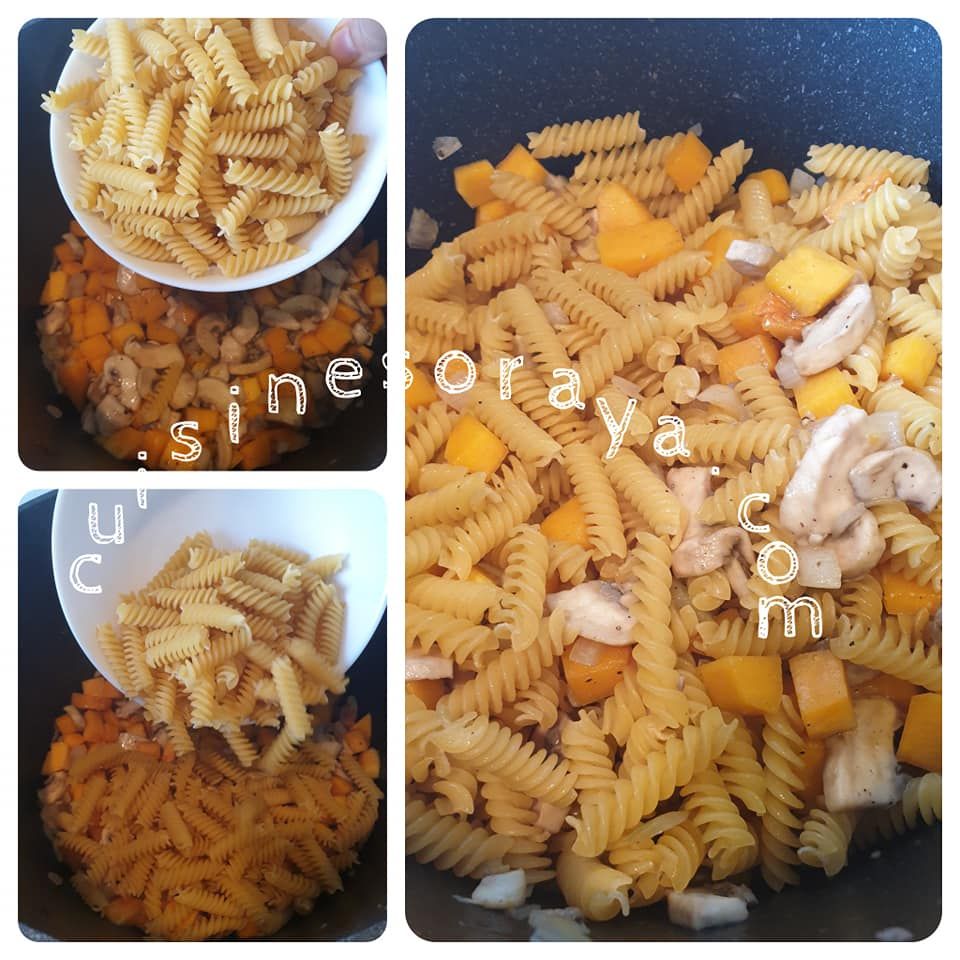 One Pasta butternut, champignons et parmesan