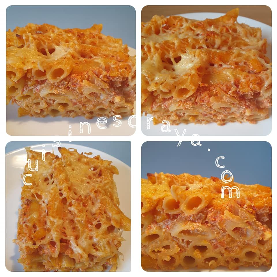 Gratin de penne à la courge butternut et ricotta