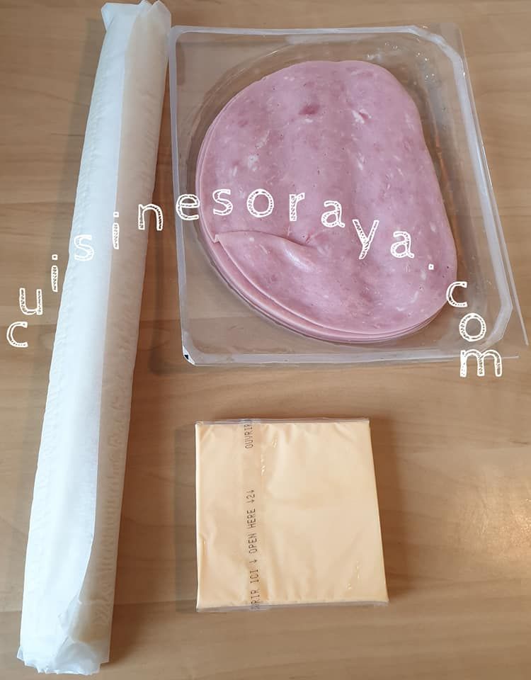 Gaufres feuilletées dinde fromage au four
