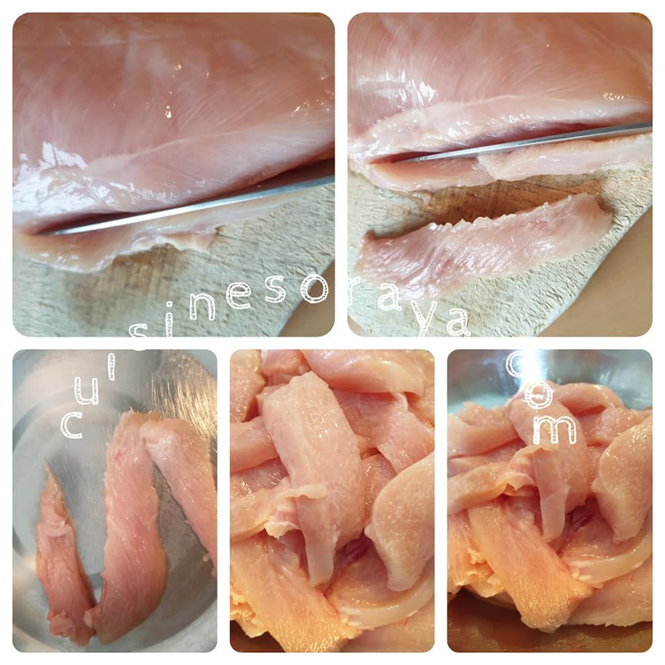 Kebab poulet maison
