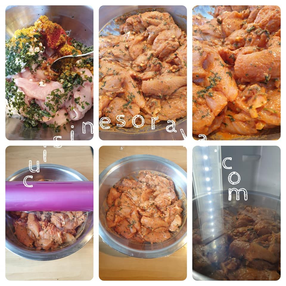 Kebab poulet maison